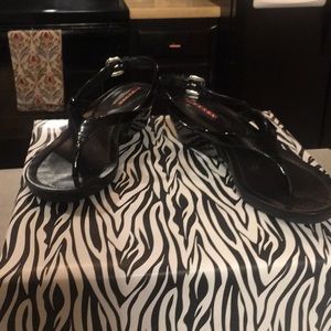 Prada Thong Sandals Size 36.5 (us 6 1/2)